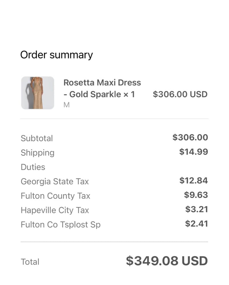 Dazzling Gold Sequin Maxi Dress - Image 2