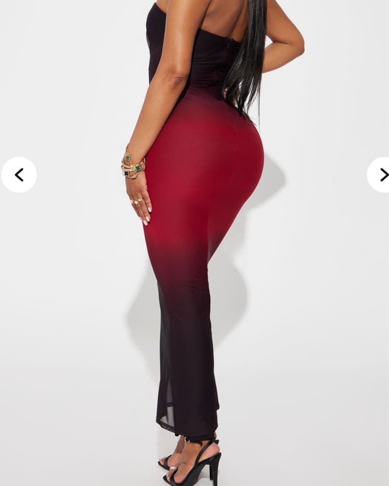 Stunning Ombre Bodycon Dress - Image 3