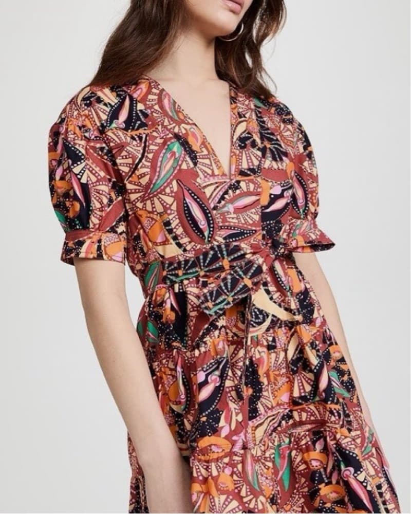 Vibrant Floral Mini Dress - Image 5