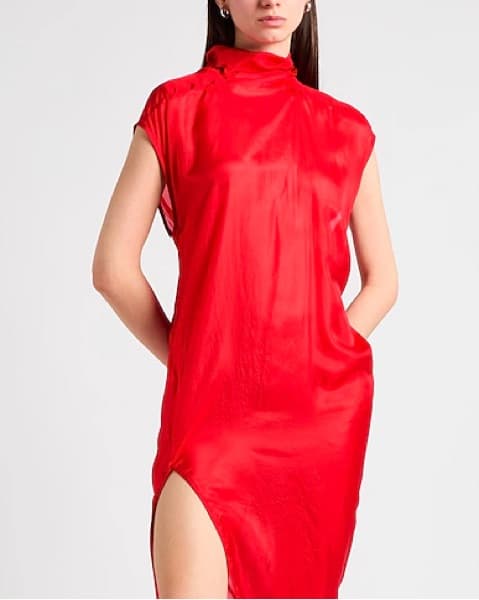 Rick Owens High Neck Semi Sheer Gown  - Image 3