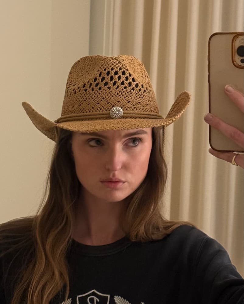 Woven Cowgirl Hat - Image 2