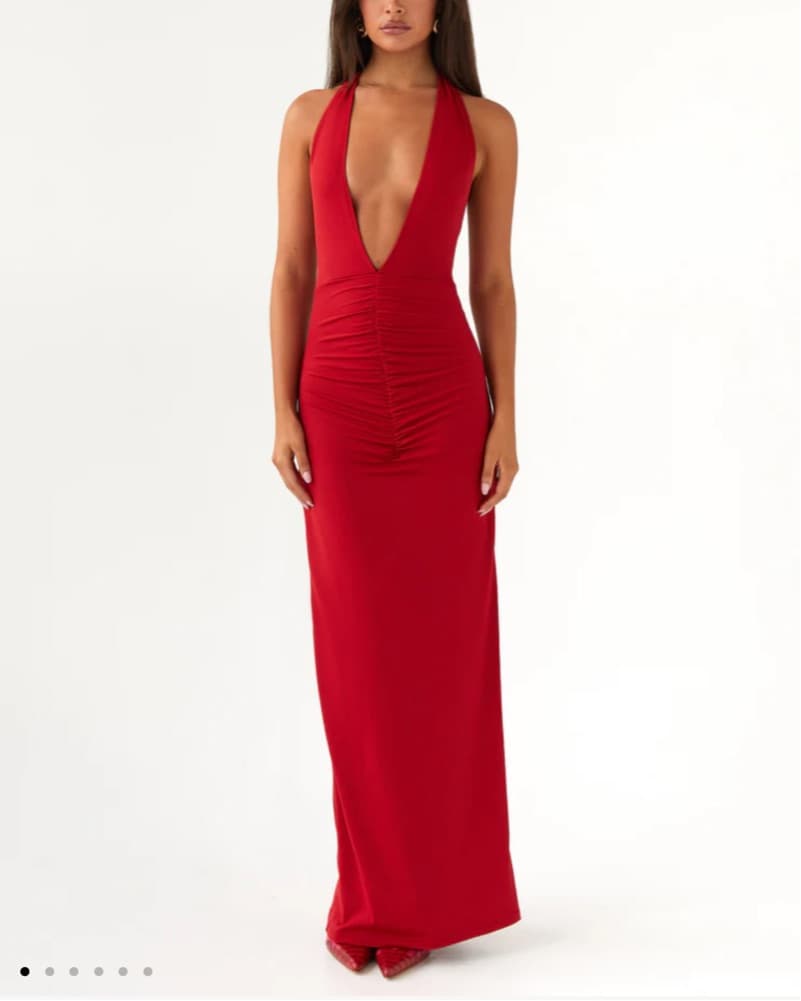 PepperMayo Halter Maxi Dress  - Image 1