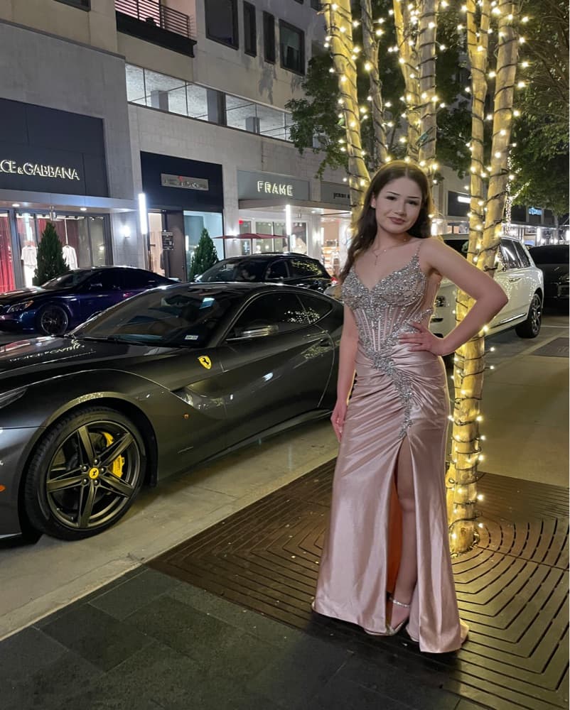Captivating Rhinestone-Embellished Gown - Image 5