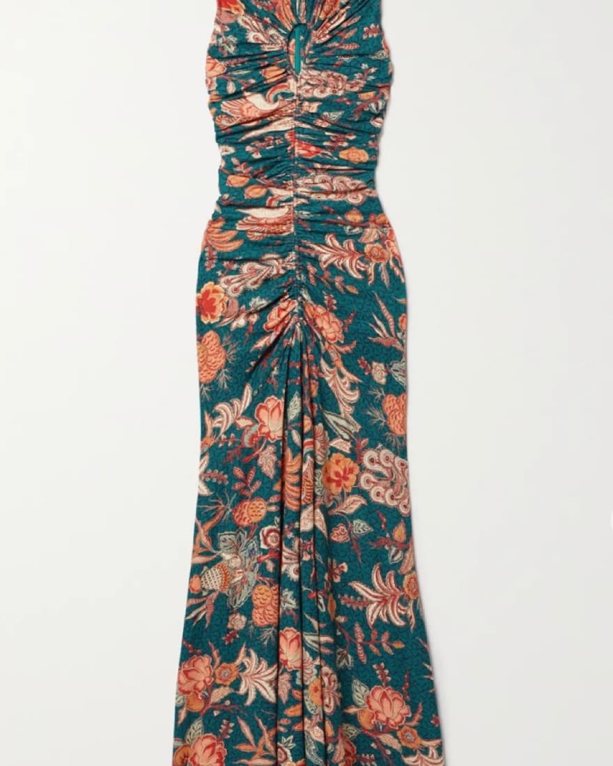 Ulla Johnson Gwynne cutout ruched dress - Image 2