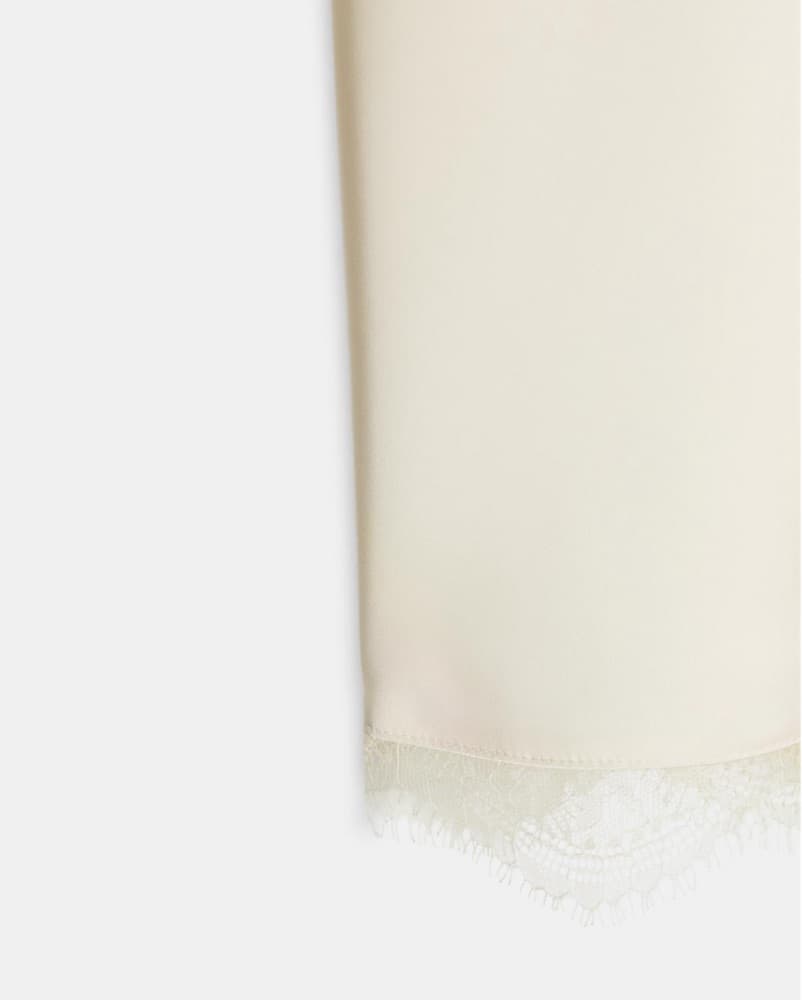 Satin Lace Skirt - Image 2