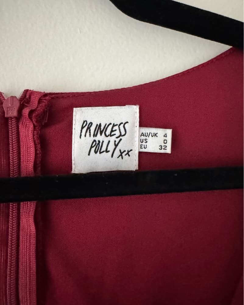 Red Princess Polly Mini Dress - Image 5