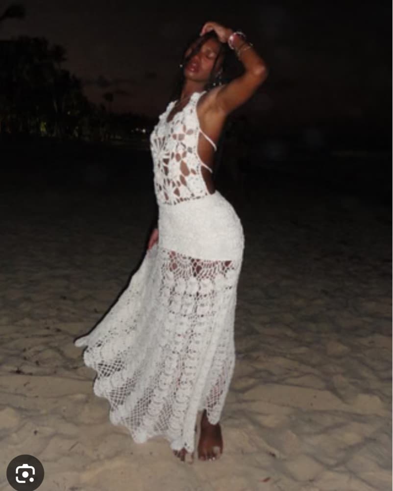 Akoia Fernanda Crochet Maxi Dress - Image 4