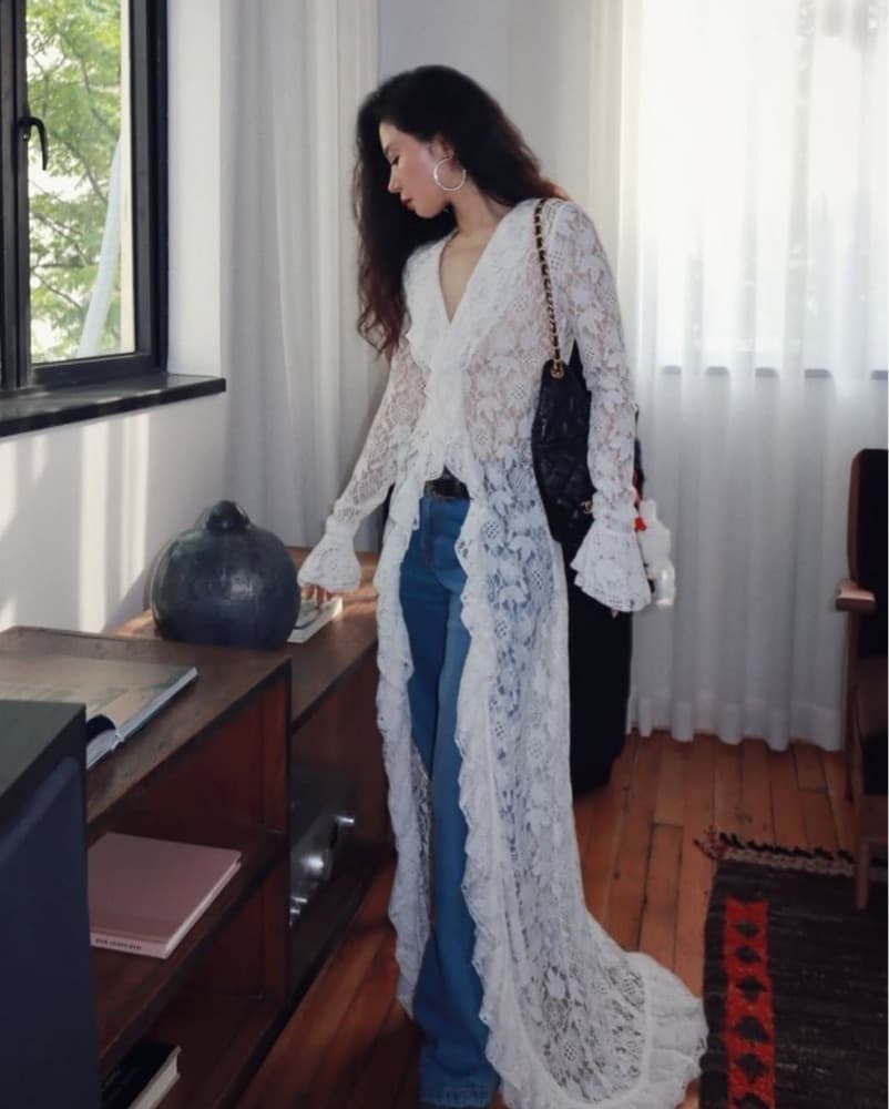 SMALL | ARAKII Lace Maxi Dress - Image 5