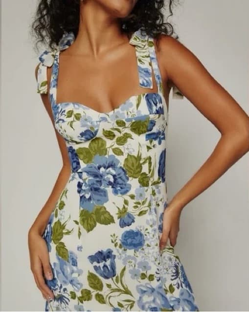 Reformation Nadira Dress in Lucca - Image 2