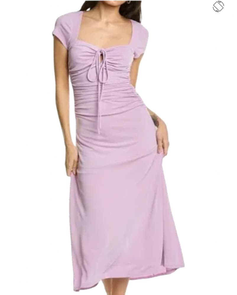 Cinq A Sept Janis Square Neck Dress - Image 1