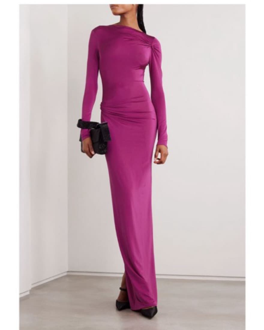 16Arlington Pink Long Sleeve Gown - Image 3