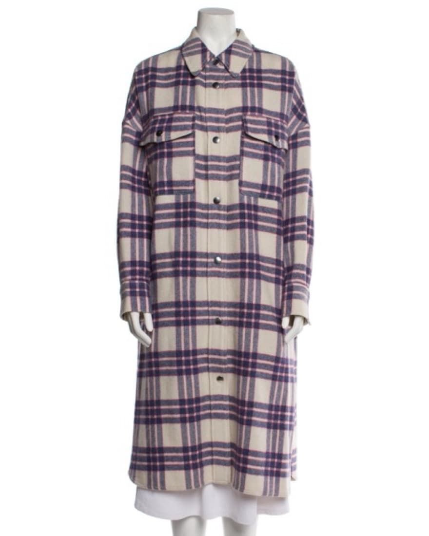 Isabel Marant Plaid Coat  - Image 4