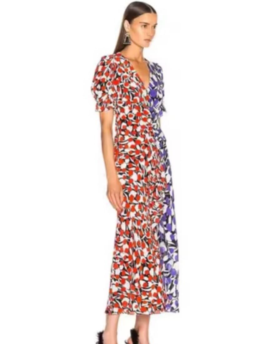 RIXO TULIP DRESS - Image 2