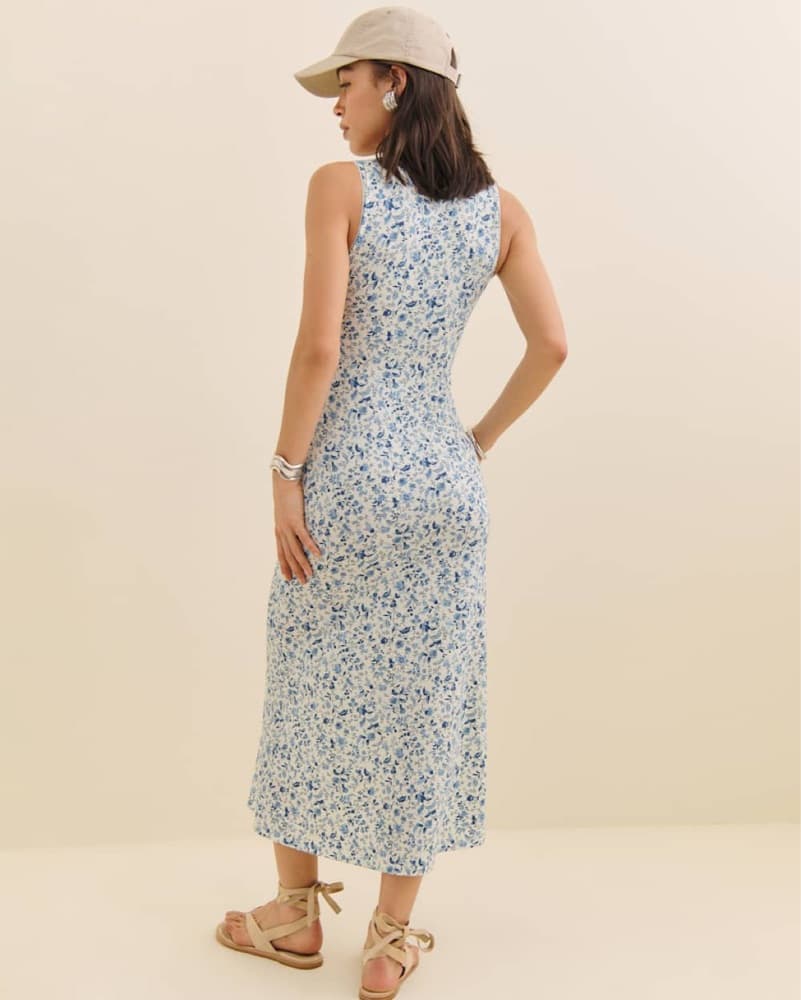 Reformation Brayden Knit Dress in Nile - Image 2