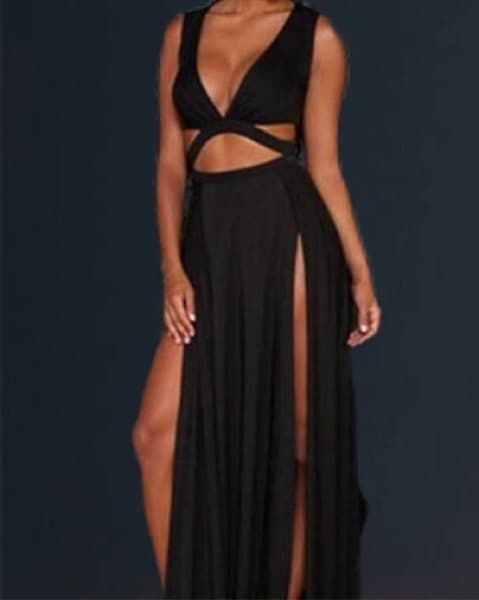 Abyss Black  gown  - Image 2