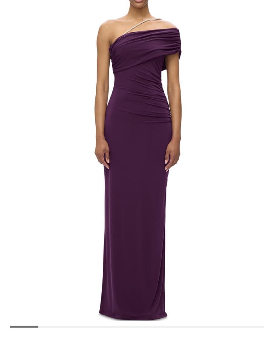Herve Leger Bodycon Crystal Trim Gown - Image 1