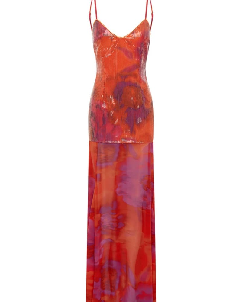 Runaway The Label Sequin Sheer Dress - Image 4