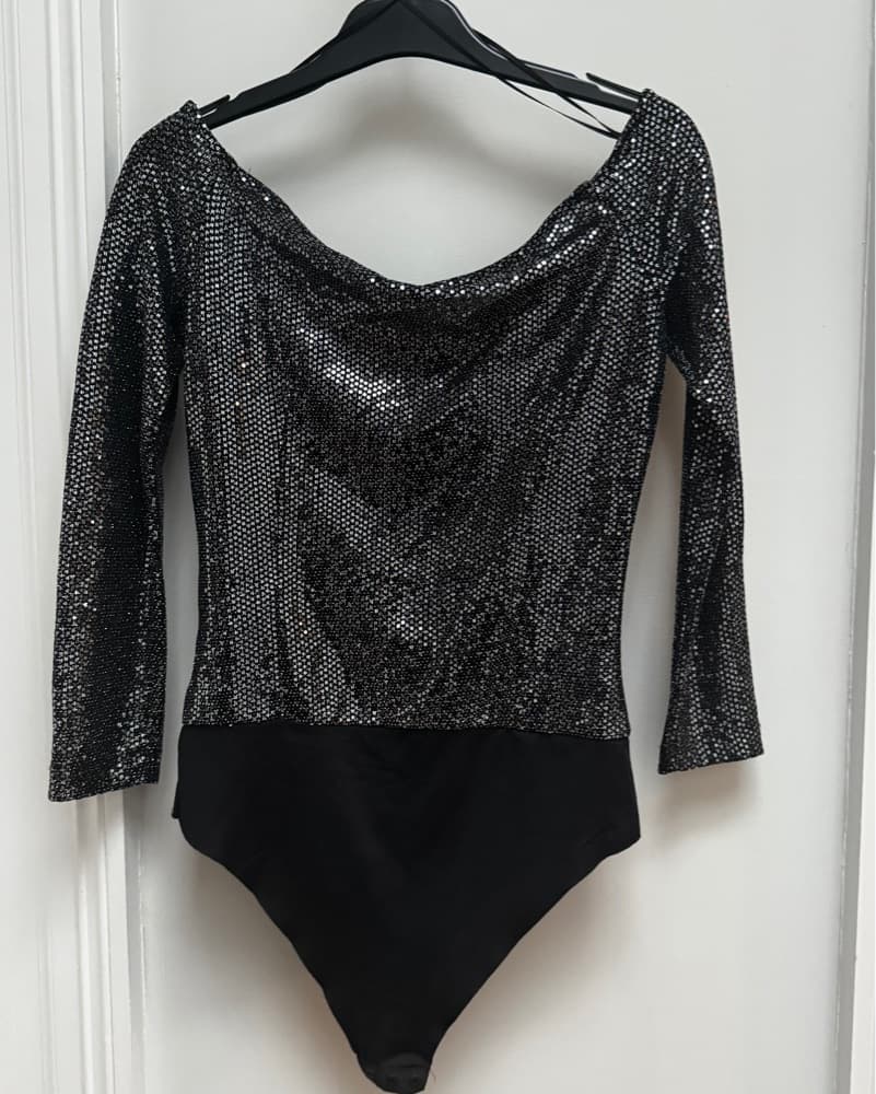 Dazzling Sequined Zara Bodysuit - Image 2