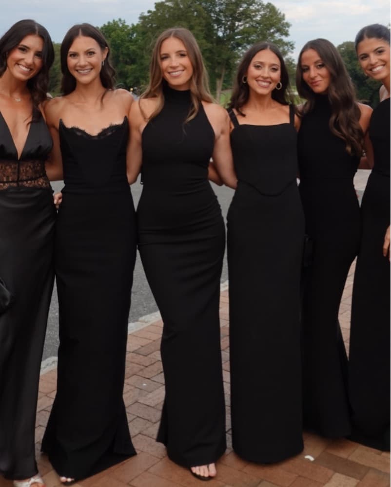 Solace London Inaya Black Gown - Image 4