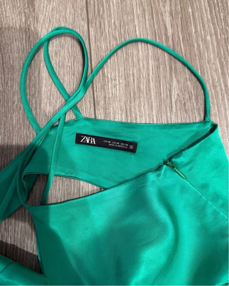 Green Zara Dress - Image 3