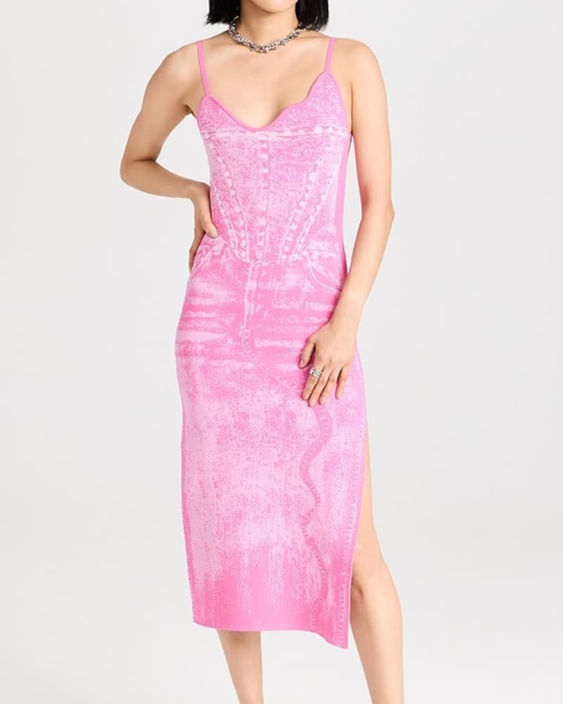 PH5 Denim Print Dress - Image 1