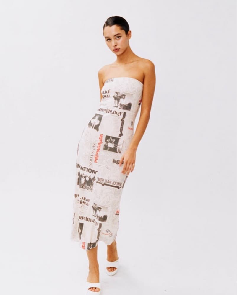 With Jean dress - Image 2
