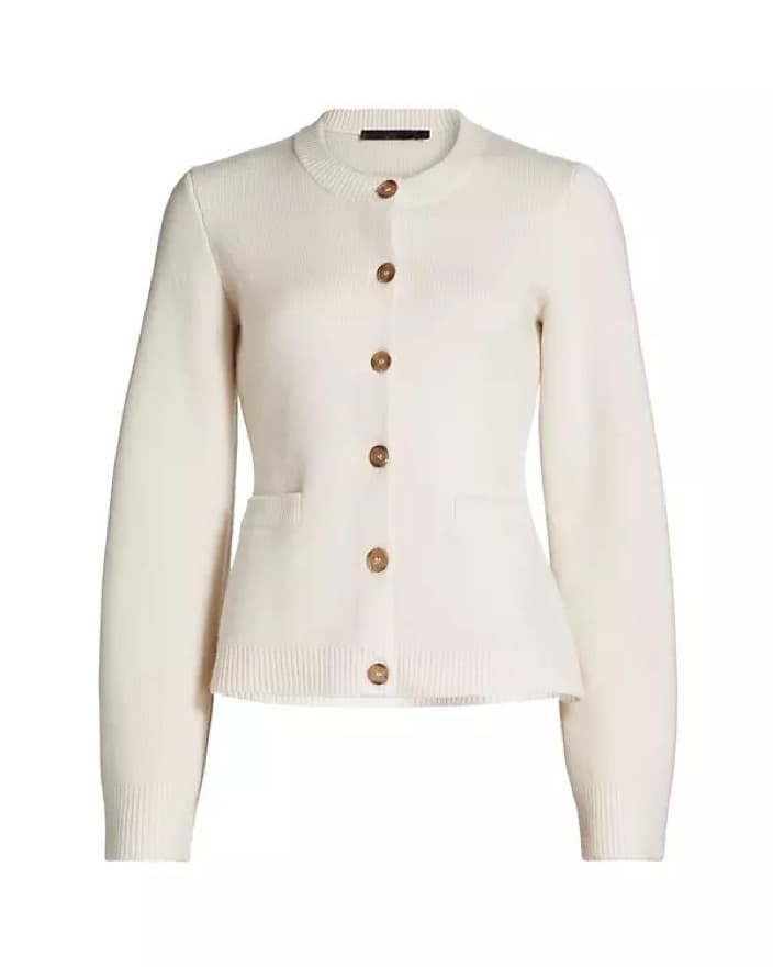 $525 Jenni Kayne Ivory Cooper Cardigan - Image 2