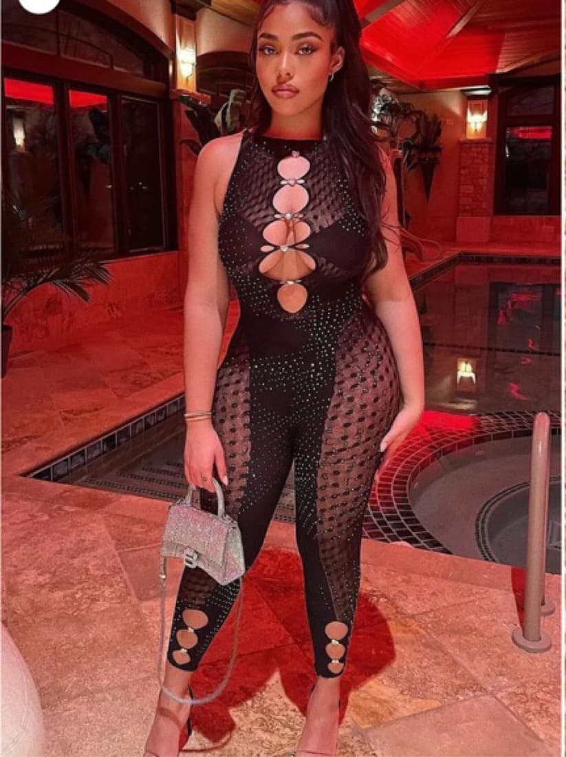 Rhinestones Jumpsuit - Image 3