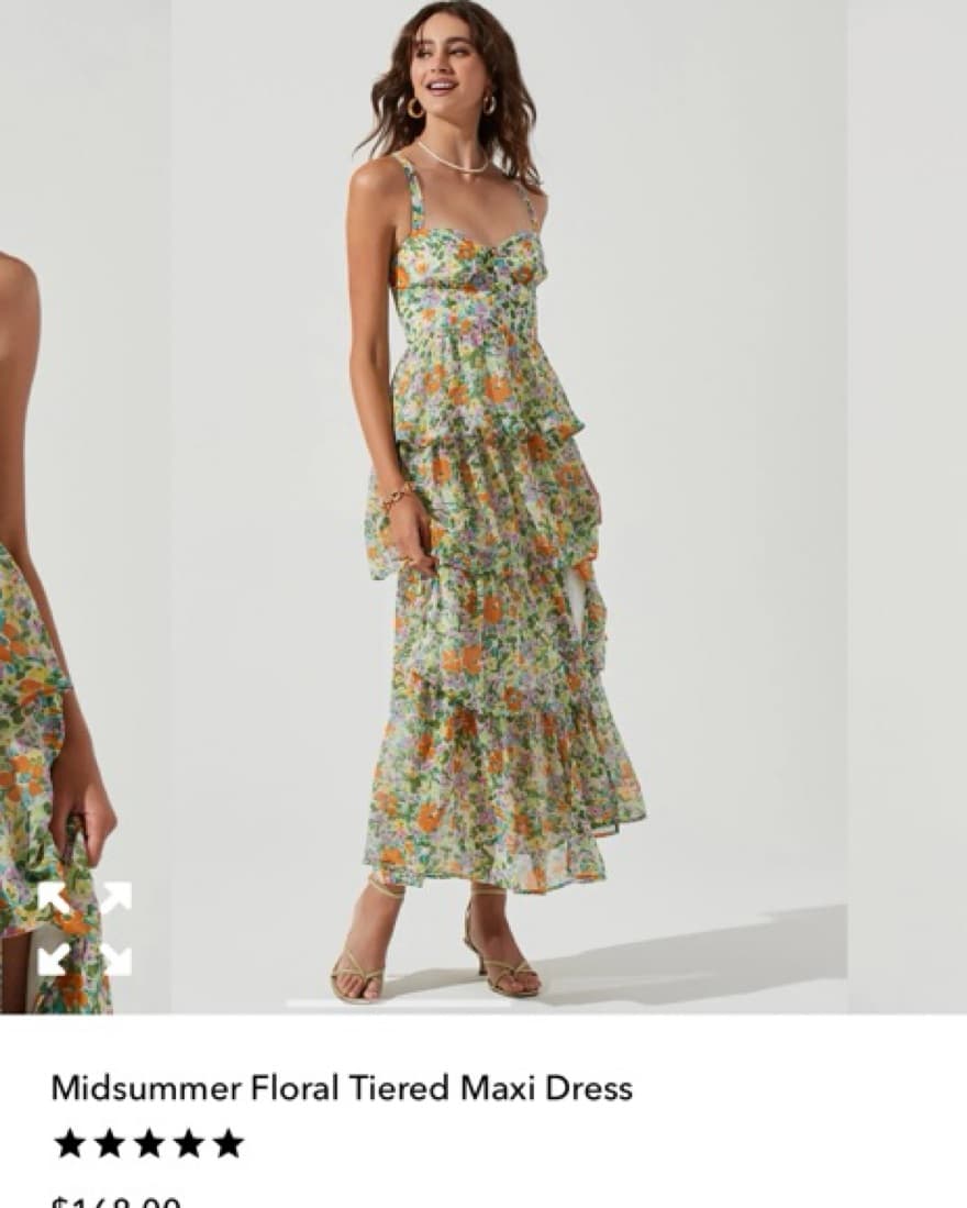 ASTR the label midsummer Floral Tiered - Image 1