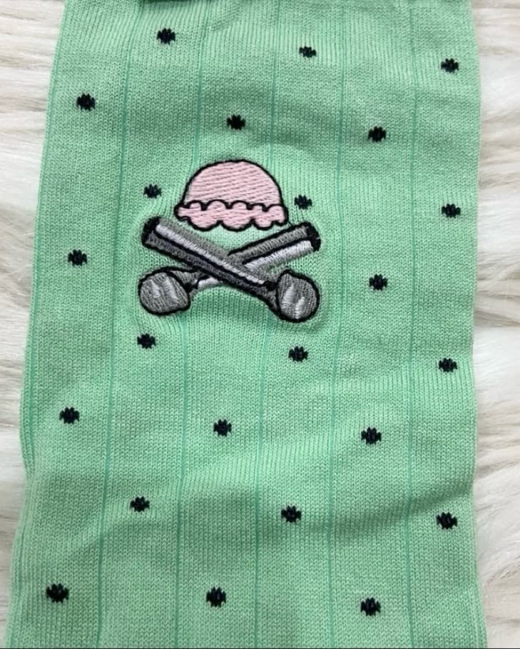 Stylish Polka Dot Socks with Whimsical Design - Image 5