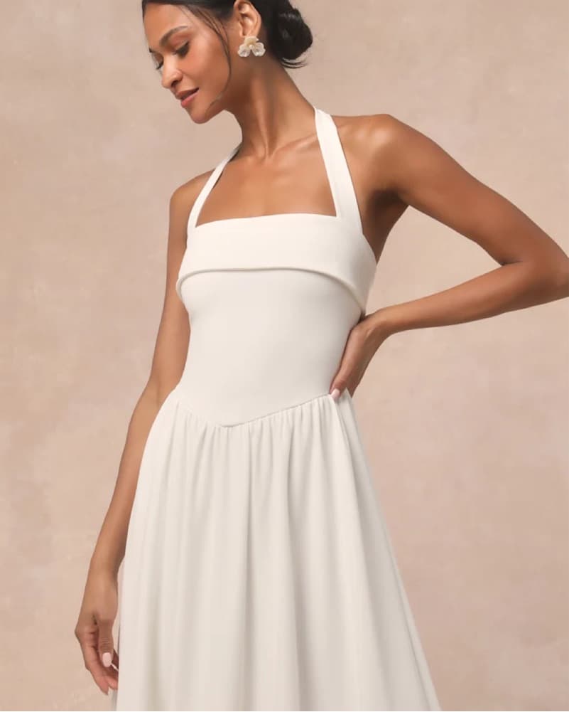 White Bridal Dress - Image 6