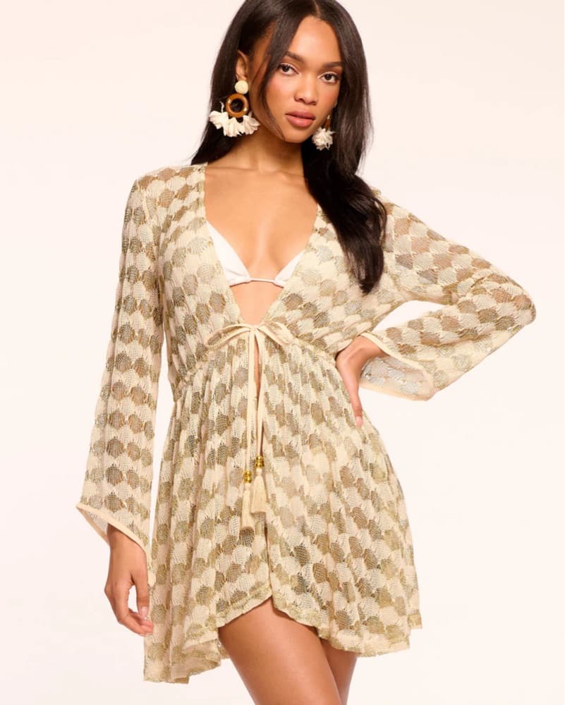 Crochet Coverup Mini Dress - Image 2