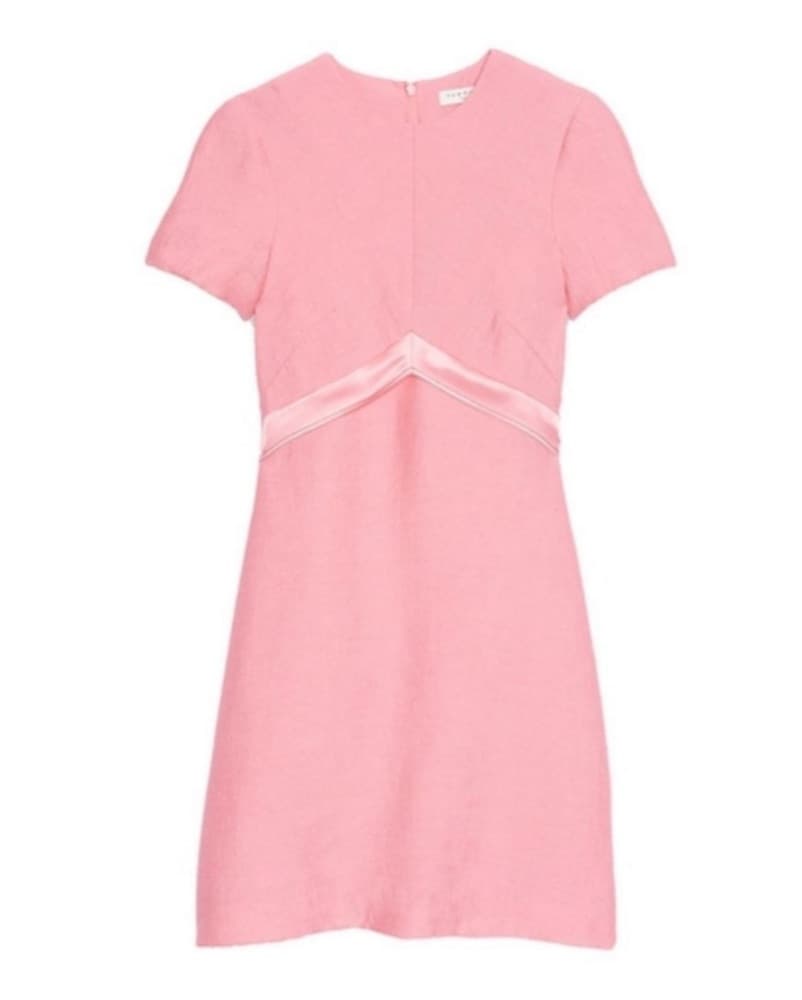 Sandro Isaure Silk-Sash A-line Dress - Image 3