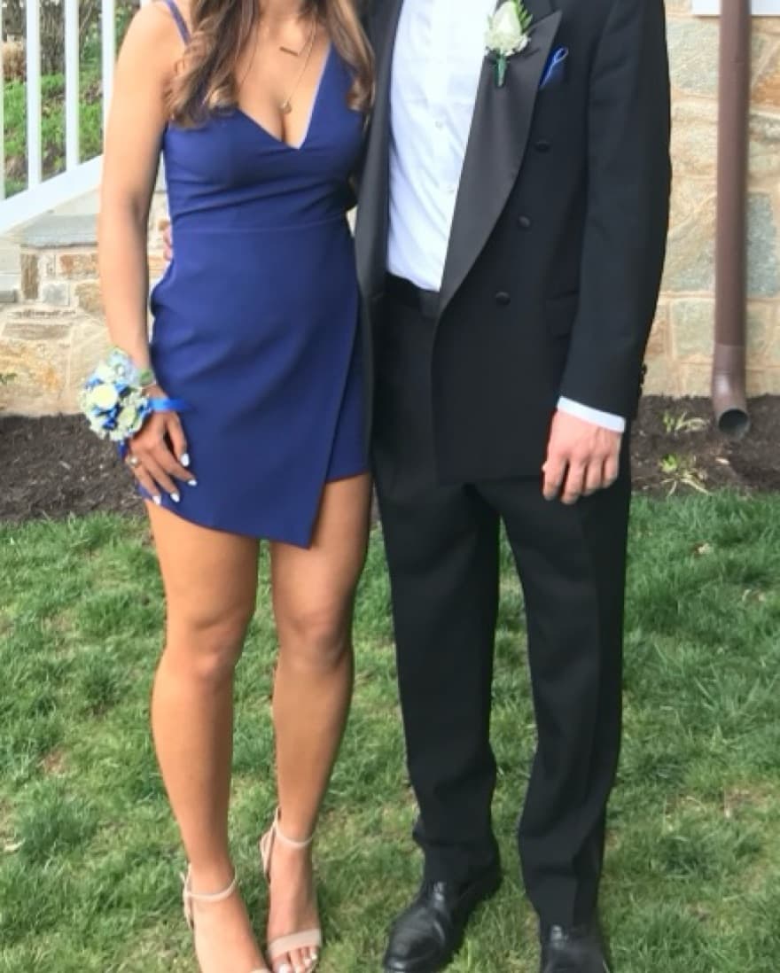 NBD Blue Revolve Dress  - Image 1