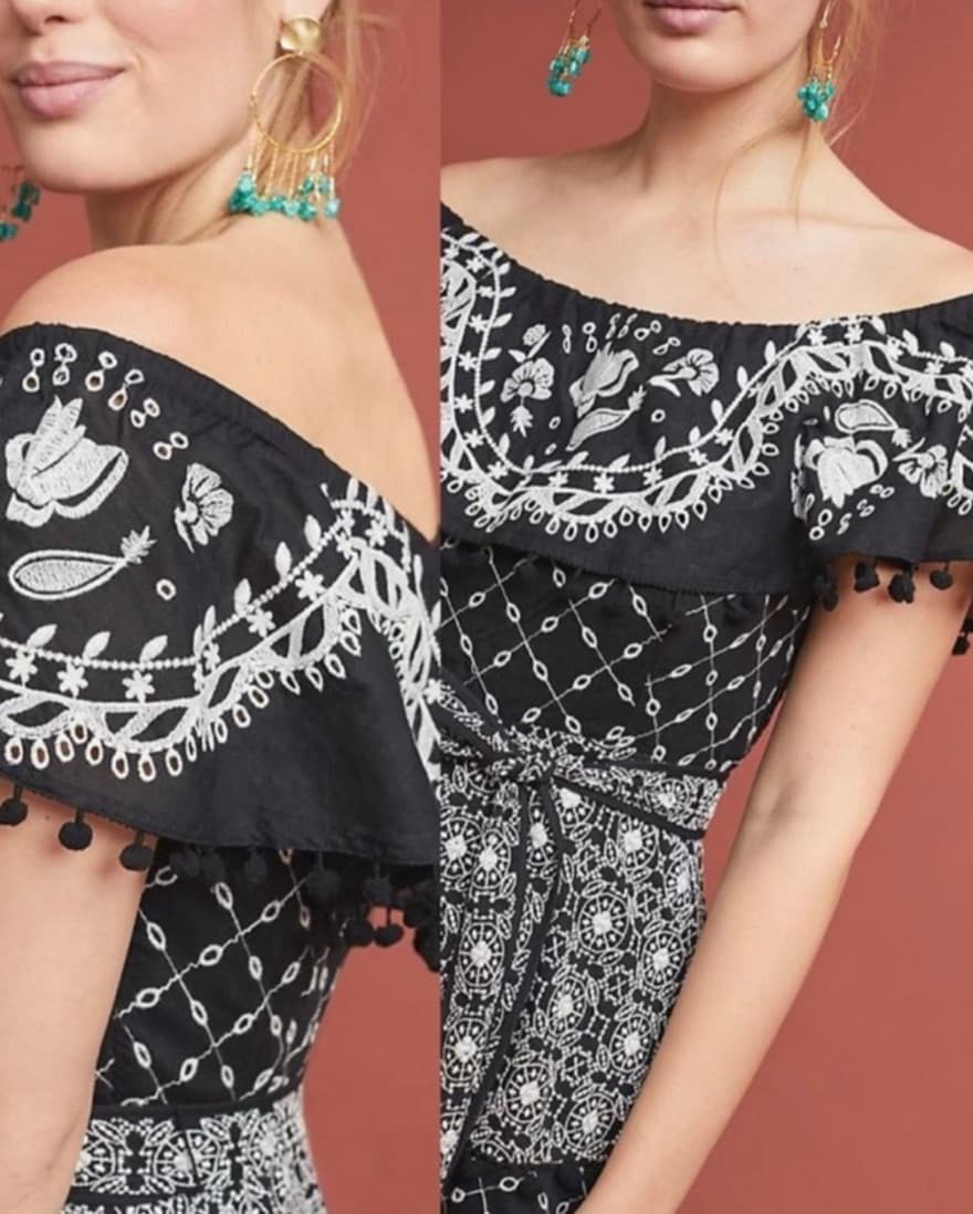 Anthropologie Off The Shoulder Dress - Image 2