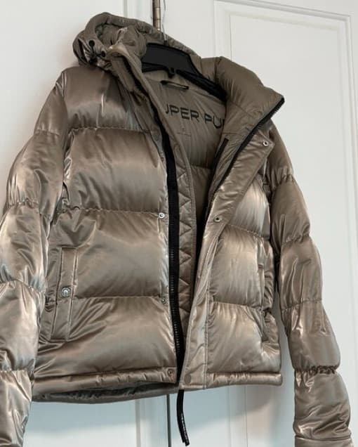 Aritzia Super Puff Crop Liquid Shine  - Image 5