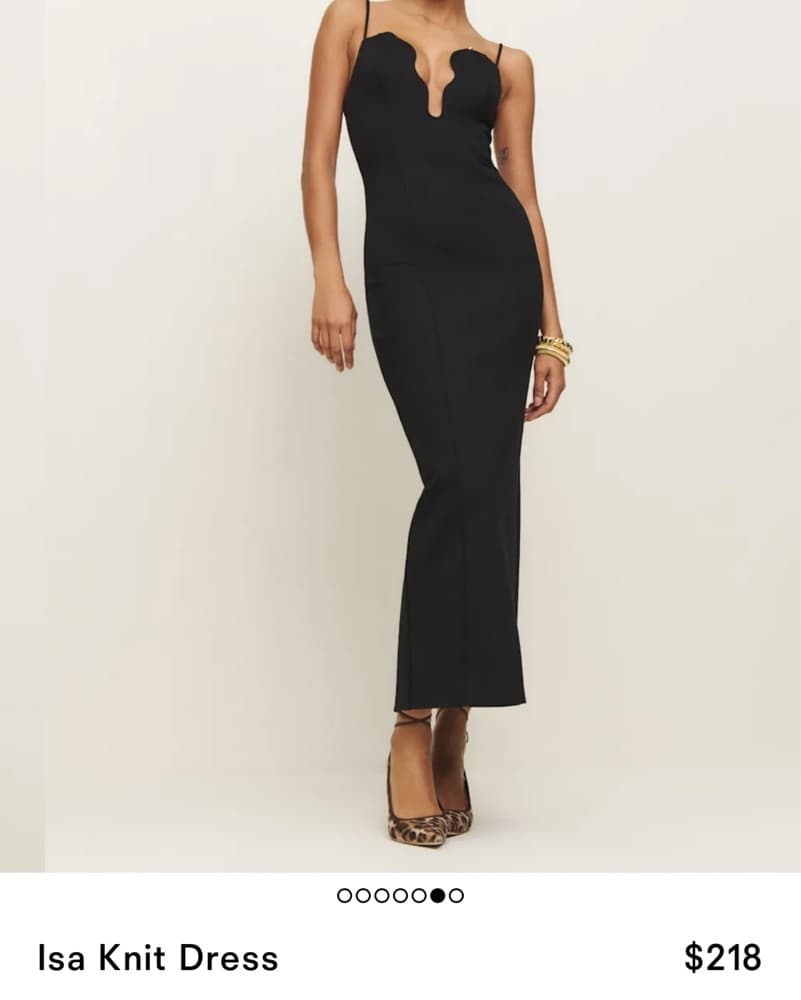 Reformation Isa Knit Dress - Image 1