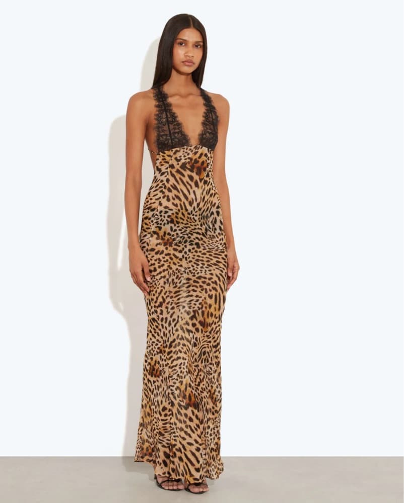 Rat And Boa Akima Leopard Slip Dress - Image 4