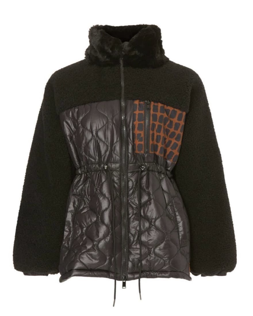 OOF Patch Pocket Puffer Coat - Image 1