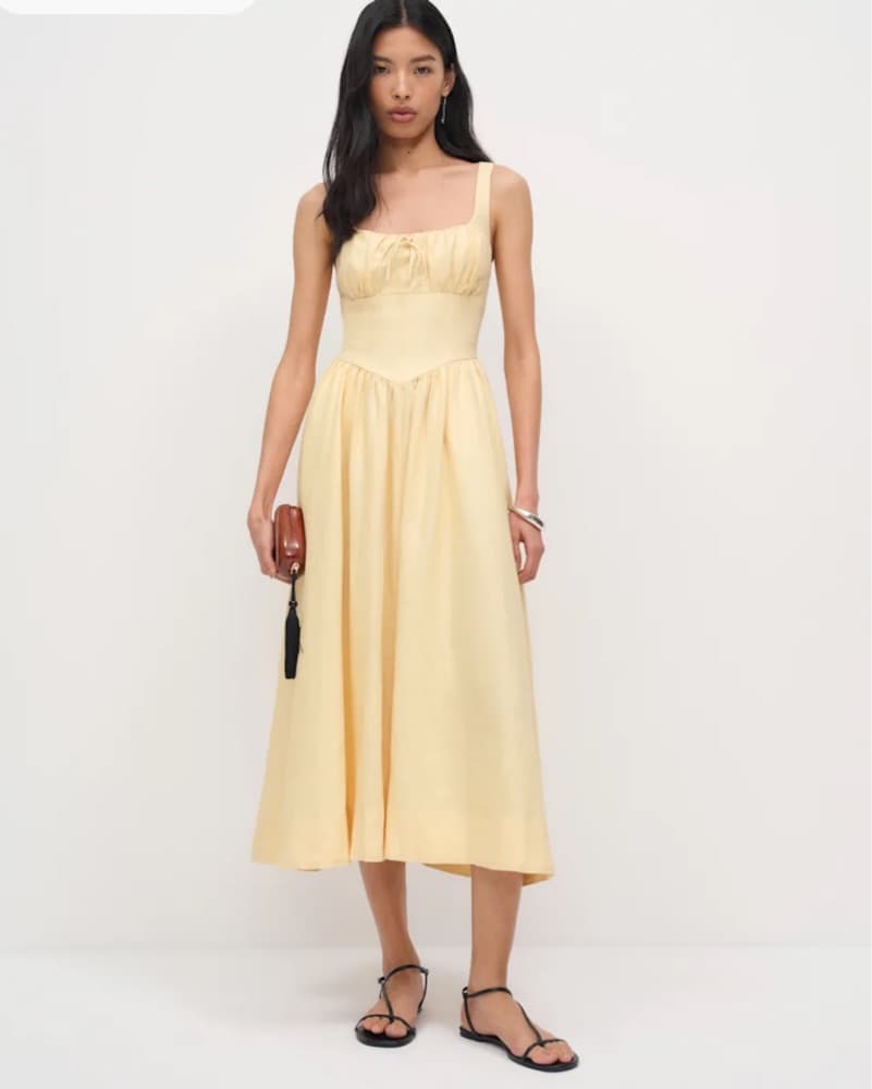 Reformation Balia Linen Dress  - Image 1