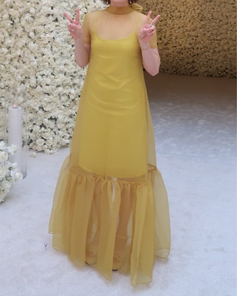 Staud Calluna Dress - Chartreuse - Image 4
