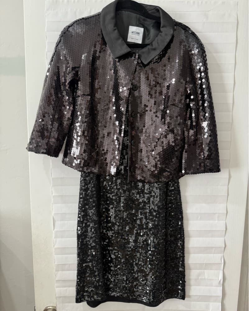 Moschino Sequence Dress With Jacket - Image 1