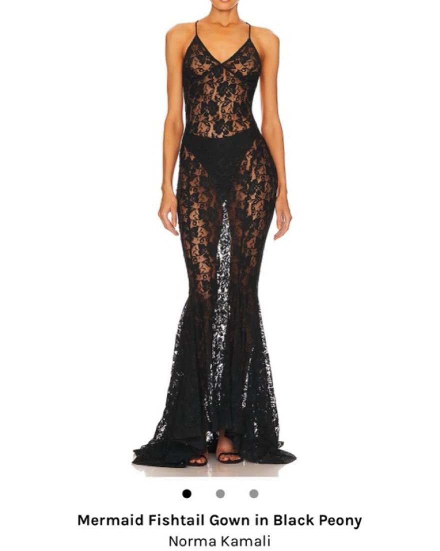 Mermaid Fishtail Gown by Norma Kamali - Image 2