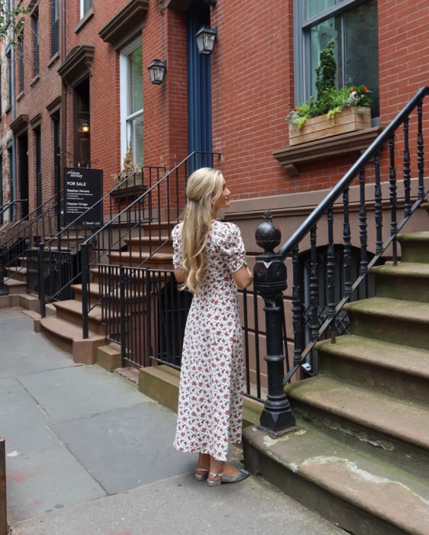 Danielle Bernstein Floral Dress  - Image 5