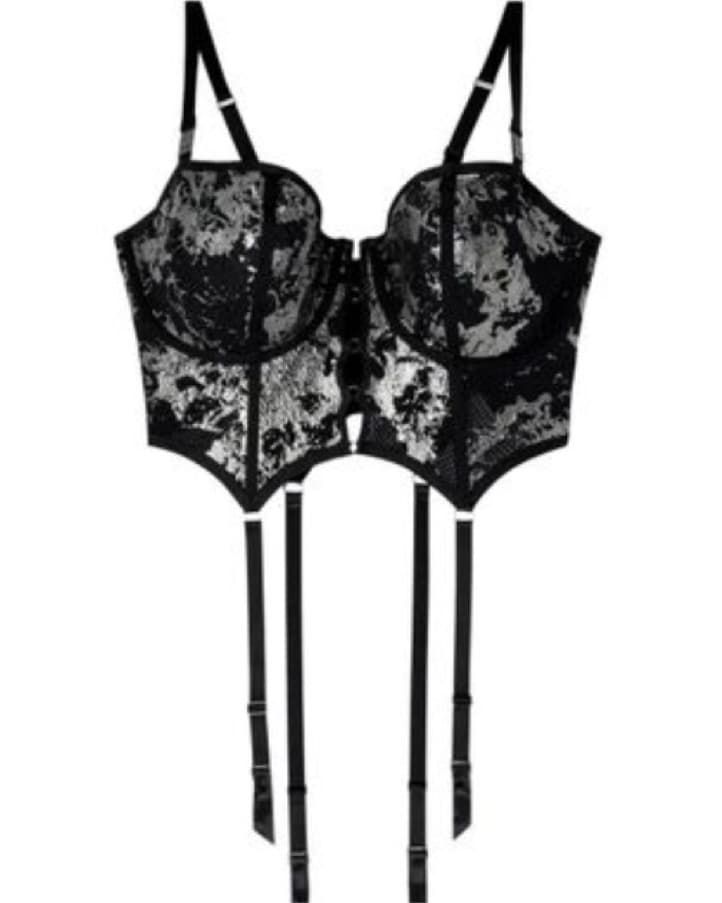 Savage Fenty x Diesel Foiled Corset Bra - Image 1