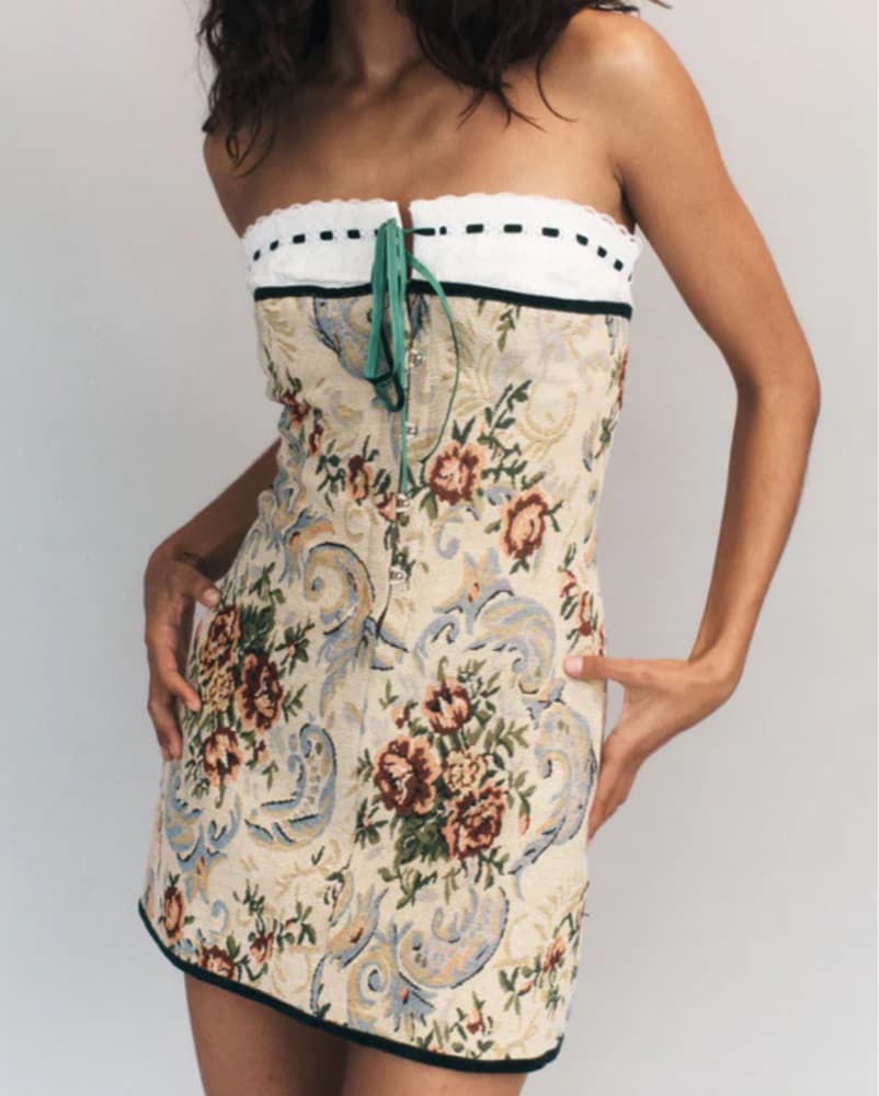 With Jéan Sabrin Dress In Tabi - Image 1
