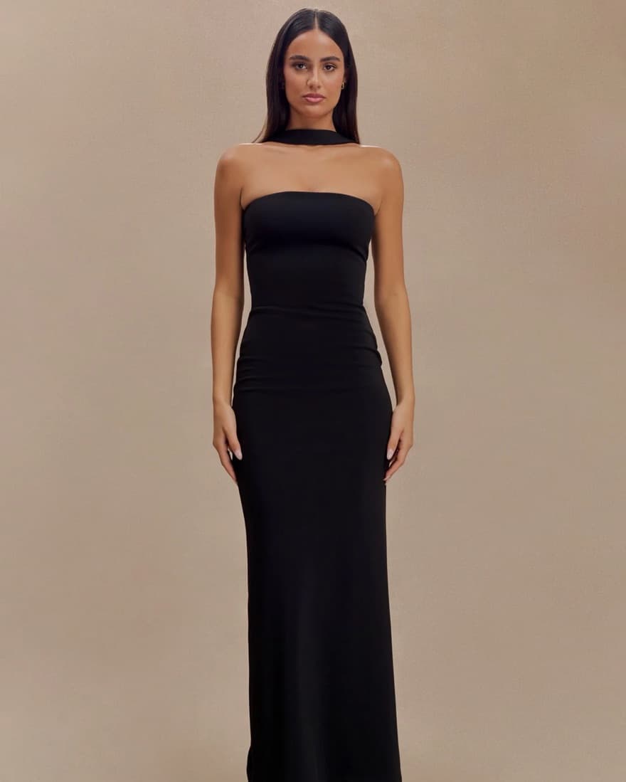 Meshki Velma Halter Maxi Dress - Image 1
