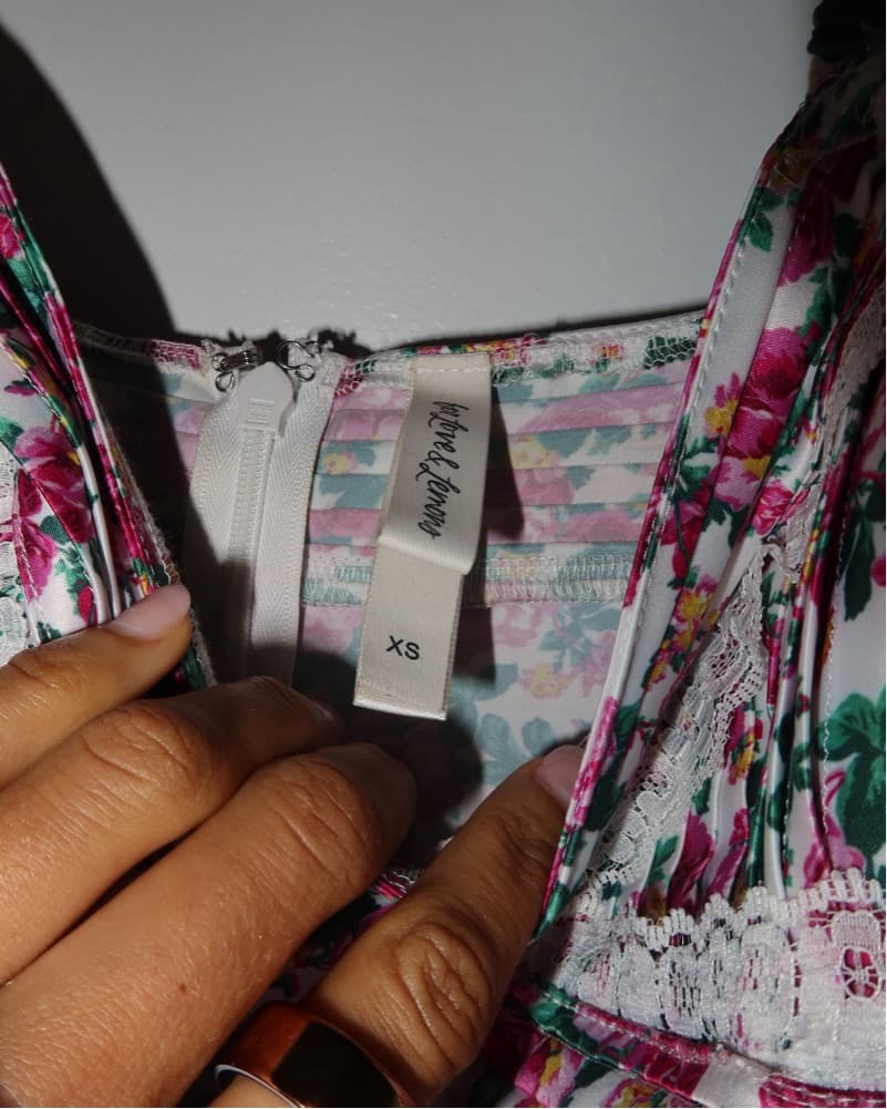 For Love And Lemons Floral Heart Dress  - Image 5