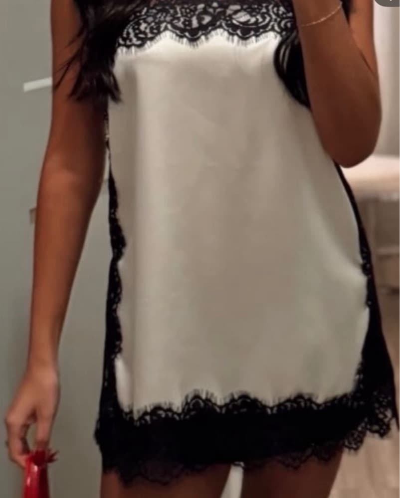 Zara Silk Lace Dress - Image 3