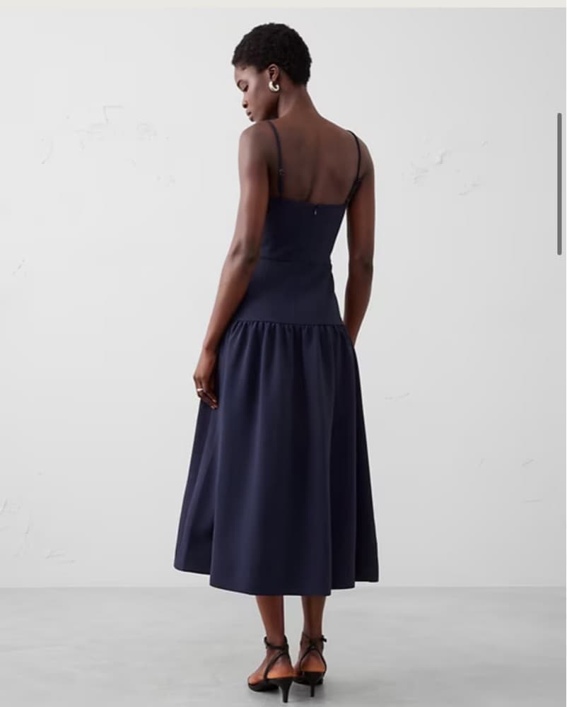 Burgundy Midi Dress - Image 2